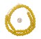 The Bead Chest African Recycled Glass Beads, 11mm - Full Strand Eco-Friendly Fair Trade Sea Glass Beads from Ghana Handmade Ethnic Round Spherical Tribal Boho Krobo Spacer Beads